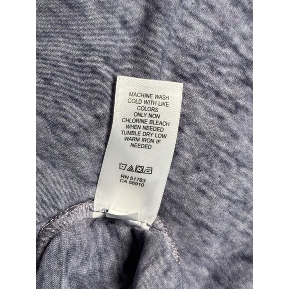 Maurices Size Large Womens Heathered Blue Open Front Lightweight - Picture 6 of 9